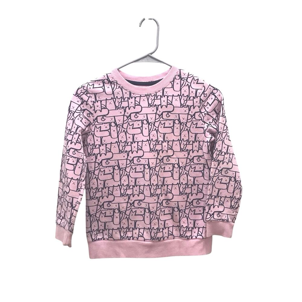 Cat & Jack kitty cat sweatshirt size medium 7/8